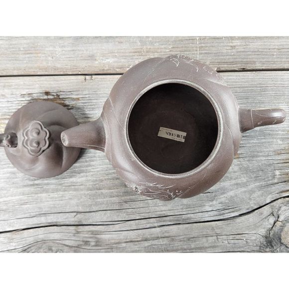 Nixing Teapot Zisha Clay 12oz Teapot Purple Clay Chinese Dragonhead moves - Picture 4 of 10
